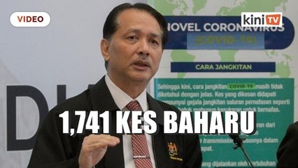 Download Video: Covid-19: 1,741 kes baru, jumlah kumulatif kematian lebih 500