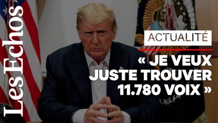 Donald Trump enregistré tentant de faire pression pour inverser les résultats de la Géorgie