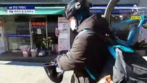 [현장 카메라]자전거 배달 나선 헬스 트레이너