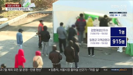 사흘만에 다시 1천명대…"지역감염 위험 상존"