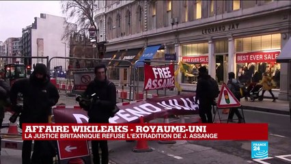 La justice britannique préoccupé par l'état de santé d'Assange, refuse son extradition vers les USA