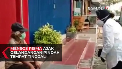 Mensos Risma Ajak Gelandangan Pindah Tempat Tinggal