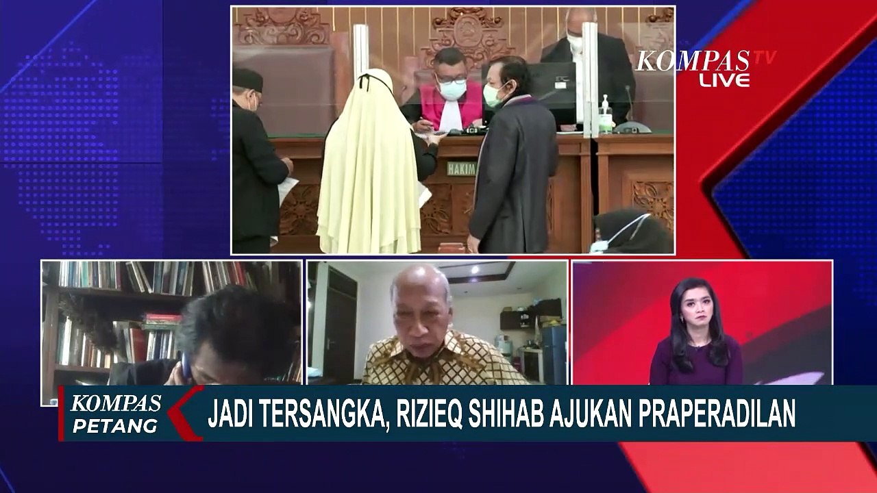 Bahas Sidang Praperadilan Rizieq Shihab
