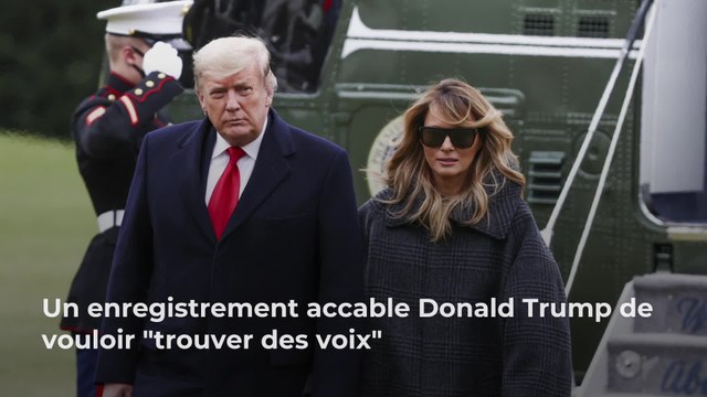 Un enregistrement accable Donald Trump de vouloir trouver des voix