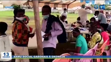 RTG - Caravane du Samu social Gabonais à Okondja