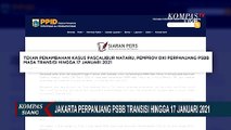 Jakarta Perpanjang PSBB Transisi Hingga 17 Januari 2021