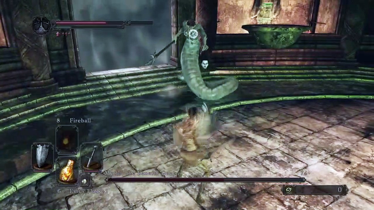 Boss | Mytha, the Baneful Queen - Dark Souls II Scholar of the First Sin (PS4)