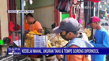 Penjual Gorengan Kecilkan Ukuran Tempe Tahu Karena Kedelai Mahal