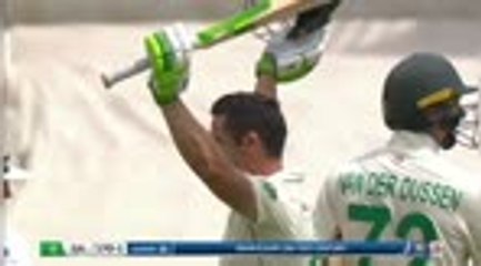 Elgar brings up quick ton for South Africa