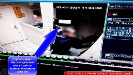 Sağlık çalışanının telefonunu çalan şüpheli yakalandı