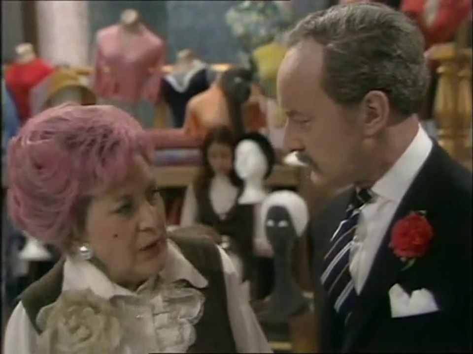 Are You Being Served - S2/E2 'Cold Comfort'. Molly Sugden, Trevor Bannister, John Inman, Frank Thornton, Wendy Richard