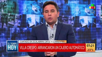 Villa Crespo: arrancaron un cajero automático