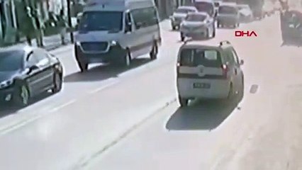 Bursa'da dehşet! Küçük çocuk metrelerce sürüklendi