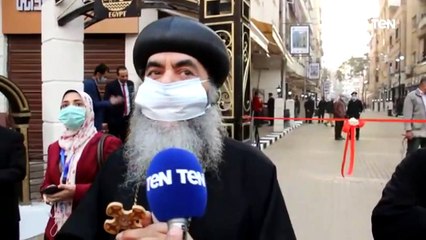 الأنبا كاراس أسقف مطرانيه المحلة: نشكر الرئيس علي الانتهاء من أول مرحله في طريق العائله المقدسه