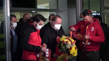 Galatasaray kafilesi Konya’ya geldi