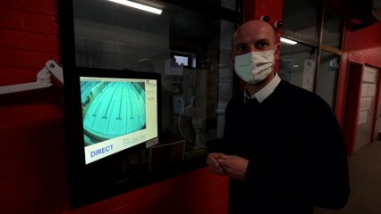 Dispositif anti-noyade à la piscine d' Andenne