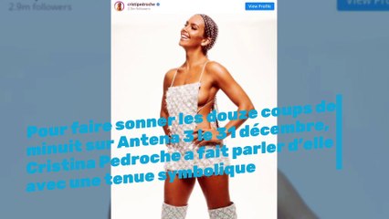 Cristina Pedroche rend hommage au «masque de 2020» avec une tenue ultra sexy