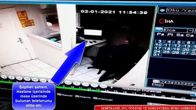 Sağlık çalışanının telefonunu çalan şüpheli yakalandı
