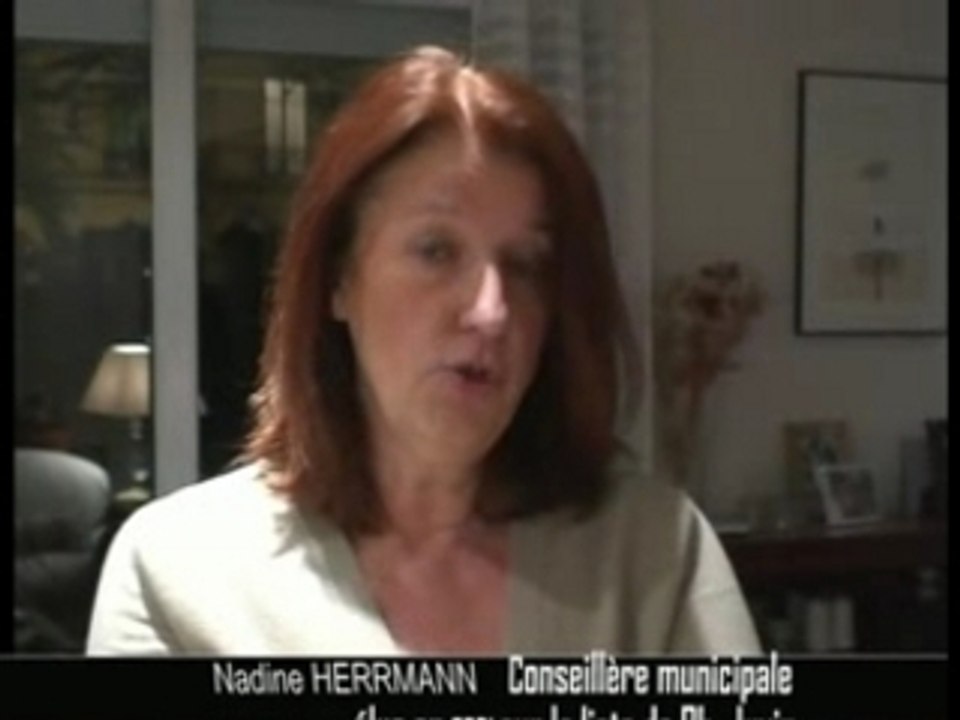 Garenne-Colombes : Nadine Herrmann soutient Christophe MACE