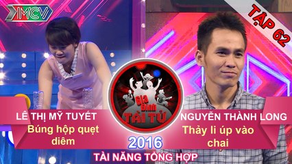 Búng hộp quẹt diêm | Thảy li úp vào chai | GIA ĐÌNH TÀI TỬ | Tập 62 | 20/11/2016