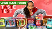 I Tried The Weirdest Candy Canes   New Holiday Treats For Christmas