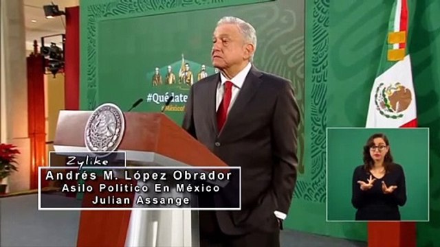 Obrador - Asilo Político En México Julian Assange