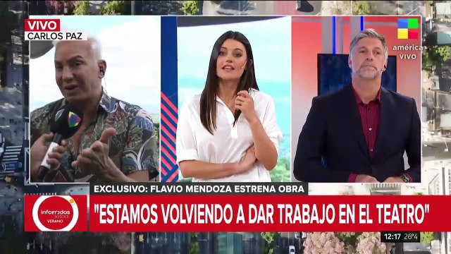 Flavio Mendoza estrena obra en Carlos Paz