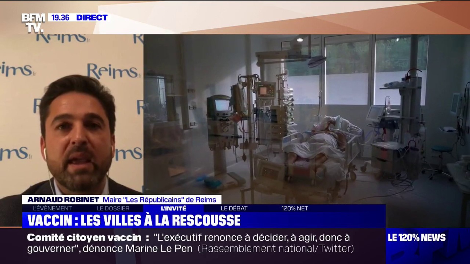 Covid-19: pour Arnaud Robinet, "la seule solution pour sortir de cette  crise, c'est la vaccination de masse" - Vidéo Dailymotion