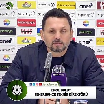 Erol Bulut: Kazanmamız gereken bir maçtı