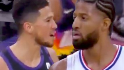 Devin Booker Gets Into Fight With Paul George, Calls Him A “Soft A$$ N****a, "Sit Your A** Down"