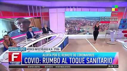 Dr. Eduardo López: "El toque de queda sanitario sería una opción"