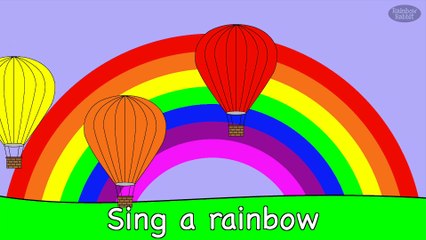 Sing A Rainbow | TRAIN SONG | Rainbow Rabbit Songs