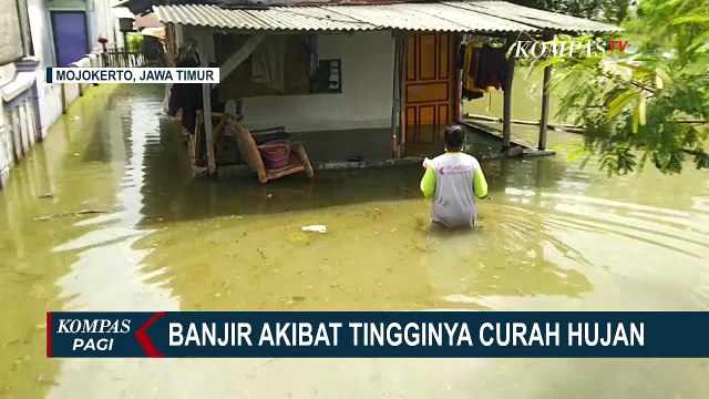 Banjir Rendam Ratusan Rumah Warga Akibat Luapan Sungai Watudakon dan Sungai Jombok