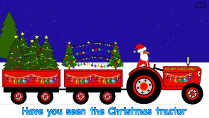 The Christmas Tractor | TRACTOR SONG | Rainbow Rabbit Songs