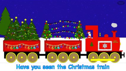 The Christmas Train | TRAIN SONG | Rainbow Rabbit Songs
