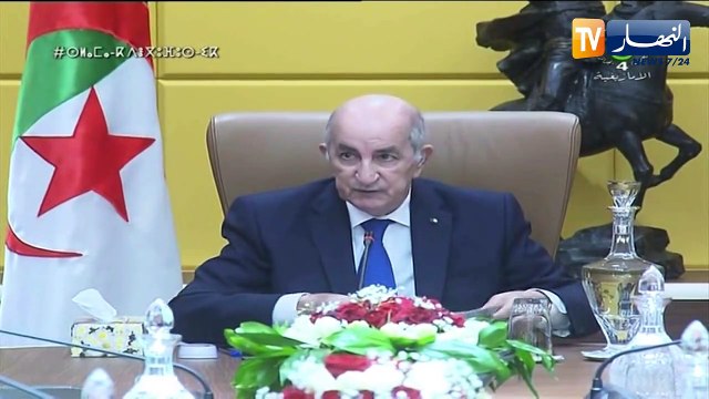 رئاسة: رئيس الجمهورية عبد المجيد تبون يترأس إجتماعا للمجلس الأعلى للأمن
