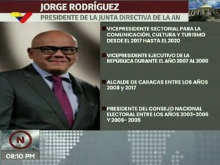Perfil | Jorge Rodríguez, presidente de la Junta Directiva de la AN