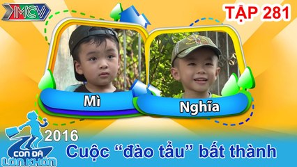 Hài hước với hành trình của 2 chàng thợ sửa ô tô tí hon | CON ĐÃ LỚN KHÔN | Tập 281 | 17/12/2016