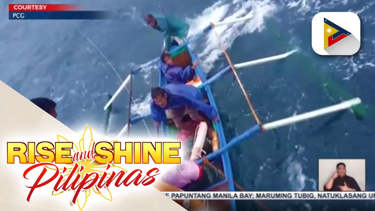 Apat na crew, nailigtas ng PCG sa Cagayan; bangka, nasira dahil sa malalaking alon