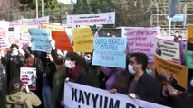 Boğaziçi Üniversitesi'nde AKP'li Melih Bulu'ya Karşı Protesto : Kayyım Rektör istemiyoruz!