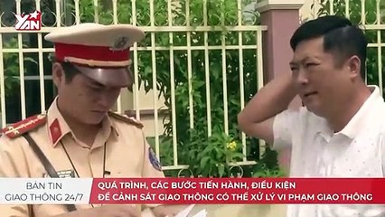 Quy trình các bước tiến hành , điều kiện để cảnh sát giao thông có thể xử lý vi phạm giao thông