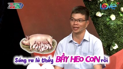 Anh NUÔI HEO siêu hài hước làm Cát Tường hoa cả mắt vì THUẬT TOÁN TÌNH YÊU đốn ngay nàng Ngân hàng