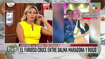 Fuerte cruce entre Rocío Oliva y Dalma Maradona