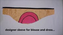 Beautiful sleeves design for blouse and dress/cutting and stitching