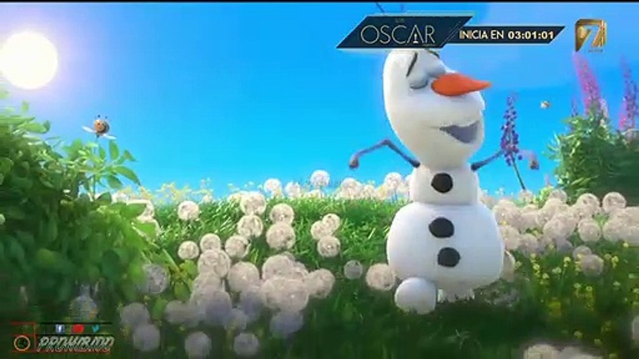 FROZEN Olaf Canta la cancion  del verano AZTECA 7 #ELPROHIBIDO
