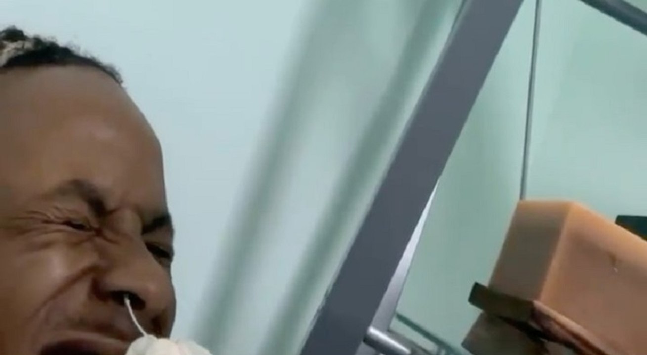 Rich The Kid shares video of himself being tested for COVID-19 and the nurse warns him against flinching