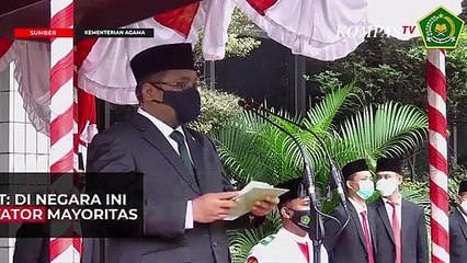 Menag Yaqut: di Negara Pancasila Tak Ada Diktator Mayoritas atau Tirani Minoritas