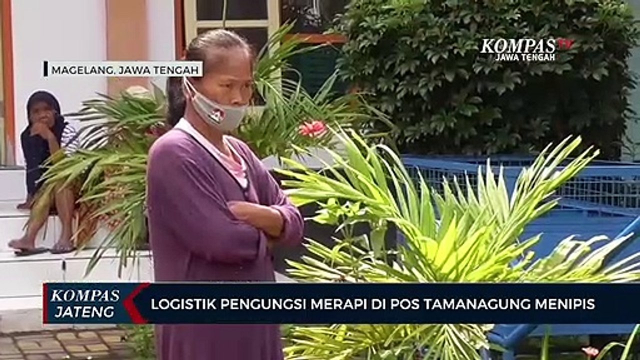 Logistik Pengungsi Merapi di Pos Tamanagung Menipis