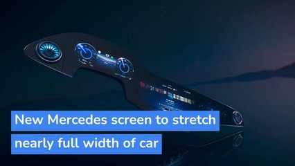 New Mercedes screen to stretch nearly full width of car, and other top stories in technology from January 08, 2021.