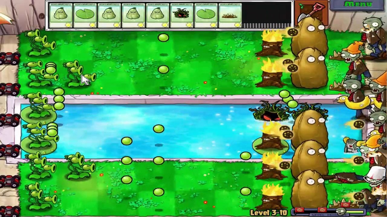 Getting Sea-Shroom - Adventure - Level 3-10 - Plants Vs Zombies
